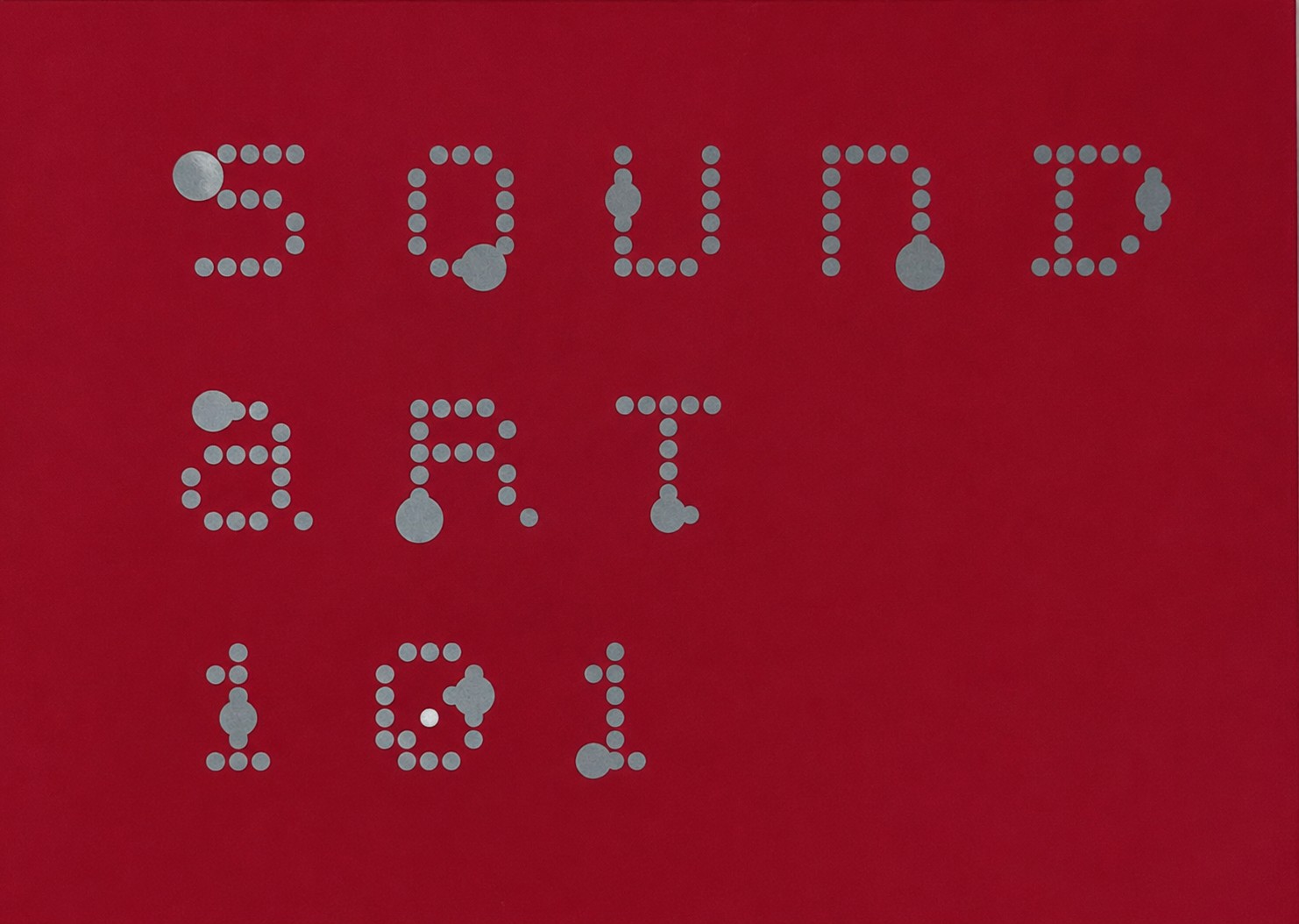 Sound Art 101, Leaflet, 2007, MMCA Art Research Center Collection. Gift of Kim Yoonsoo.