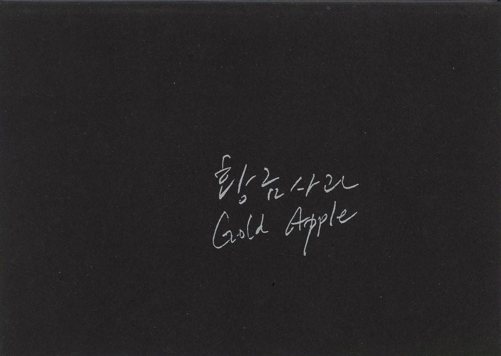 <i>The First Golden Apple</i>, Brochure, 1990, MMCA Art Research Center Collection.