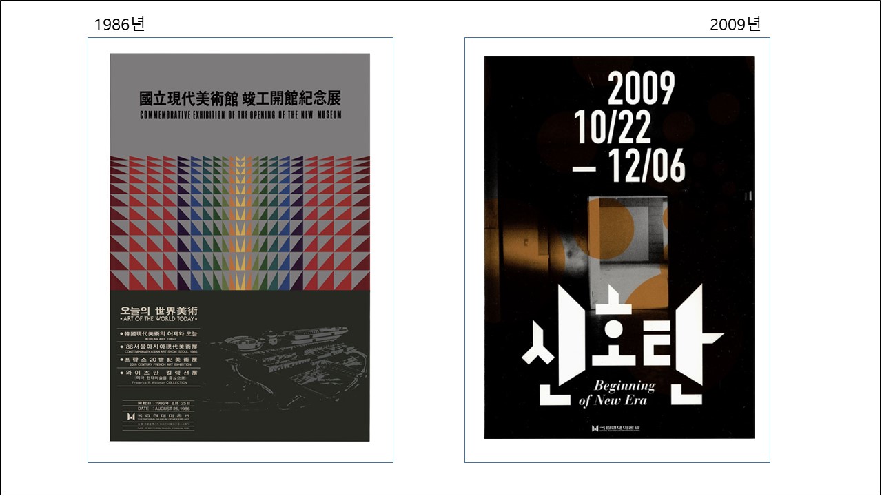 Slide from Kim Yujin’s presentation showing ‘Commemorative Exhibition of the Opening of the New Museum’ and ‘Beginning of New Era’