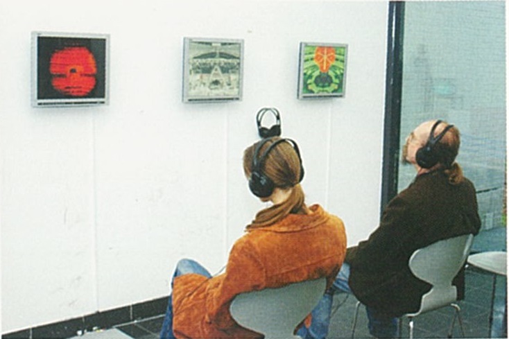 Rho Jaeoon, Evil’s Heart. Installation view of The Battle of Visions, excerpted from Enter Korea: Gastland der Frankfurter Buchmesse 2005 (The Korean Organizing Committee for the Guest of Honour at the Frankfurt Book Fair 2005 [KOGAF], 2006), 284.